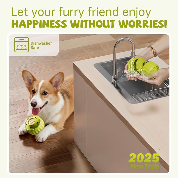 Frozen Dog Treat Toy to Keep Them Busy, Cognitive Dog Enrichment Toys for Brain Stimulation, Long Lasting Interactive Toys to Reduce Boredom & Anxiety Relief (Nylon)