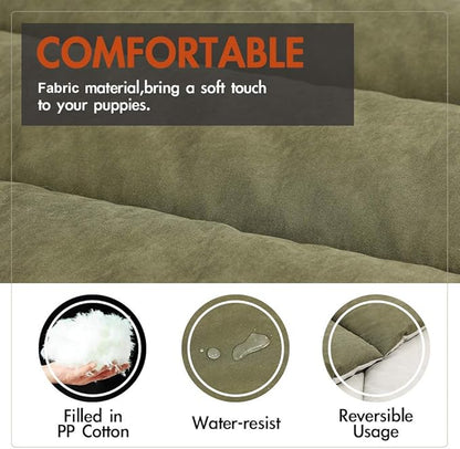 CHEERHUNTING Outdoor Dog Bed, Waterproof, Washable, Large Size, Durable, Water Resistant, Portable and Camping Travel Pet Mat