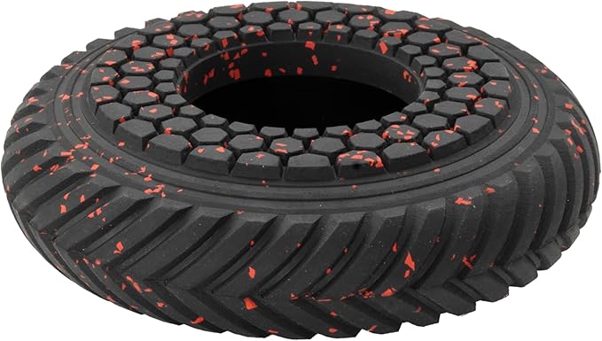 Chew King by Mammoth Supreme Rubber Ring Dog Toy, Durable Heavy-Duty Chew Toy for Aggressive Chewers, Thick Treaded Ring for Power Chewing & Interactive Play, Medium 6.2"