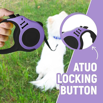 Retractable Dog Leash Automatic Telescopic Tractor Dog Tape, Pet Tape 10/16 FT Durable and Convenient, with Non-Slip Handle, Suitable for Small and Medium-Sized Dogs