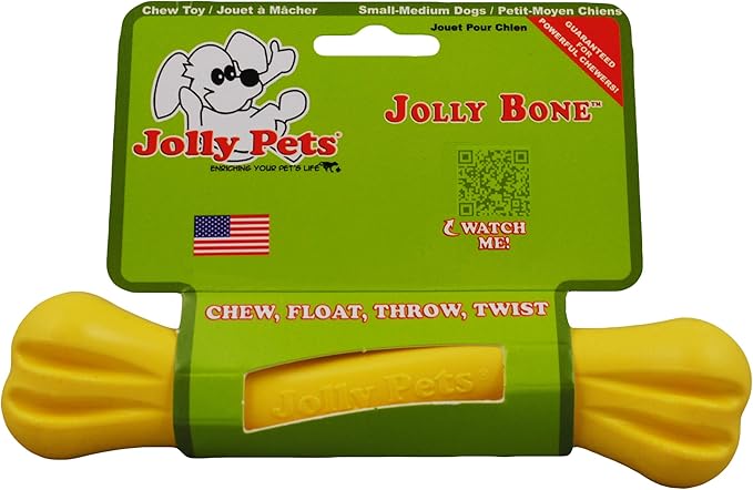 Jolly Pets Jolly Bone, Small/Yellow