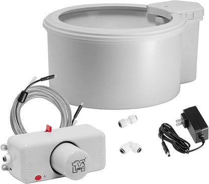 Always Full® 9” Dog Water Bowl with Wall Unit, Self Refilling Clean Filtered Water System, App Enabled Smart Hydration Tracking, Automatic Water Bowl for Dogs and Cats