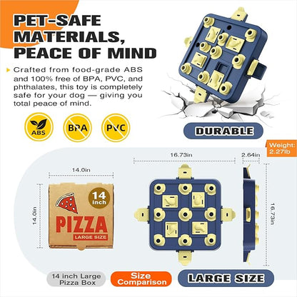 KADTC Interactive Dog Chess Puzzle Toy – 3-in-1 Treat Puzzles Game & Boredom Buster Puppy Enrichment Toys for Brain Stimulation (Small/Medium/Large Dogs)