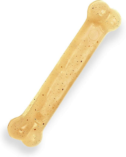 Nylabone Original Bone Flexi Chew Toy for Dogs, Flexible Dog Toys for Moderate Chewers, Chicken Flavor, Large/Giant, 1 Count