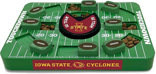 Pets First NCAA Iowa State Large Puzzle Toy - Interactive Dog Treat & Slow Feeding Toy