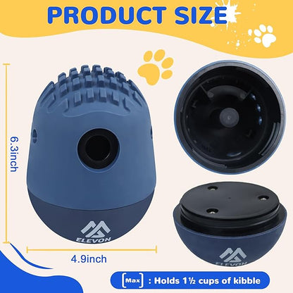 Elevon Dog Puzzle Toy, Adjustable Treat Dispenser, Interactive Enrichment Toy for Brain Stimulation, Dog Treat Toys Dog Chew Toys to Keep Them Busy, Slow Feeder - Ideal Gift for Cats and Dogs