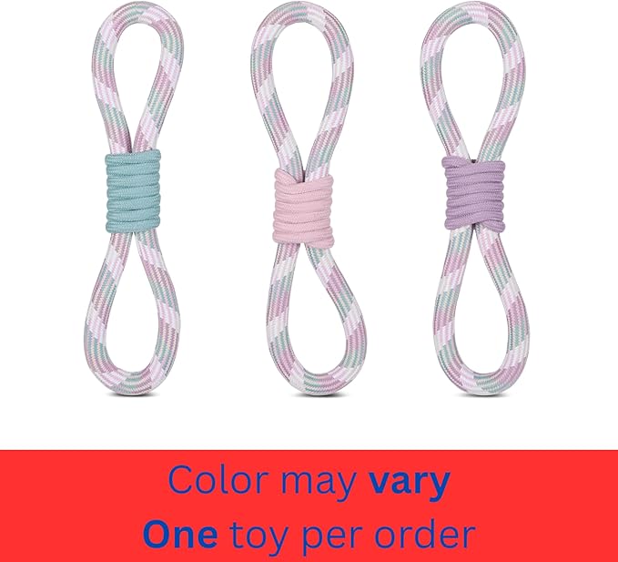 Bow Wow Woven Rope Dog Toys – Durable Chew & Tug Toys for Medium & Large Dogs – Gentle on Teeth – Assorted Shapes & Weaves – Dental Flossing Action – Heavy Duty Interactive Play