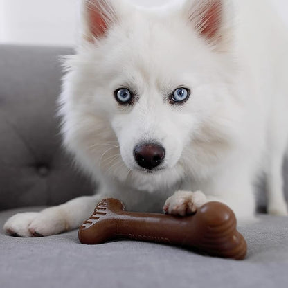 Lumabone Bulkster Durable Chew Toy for Aggressive Chewers, Real Beef, Made in USA, Small
