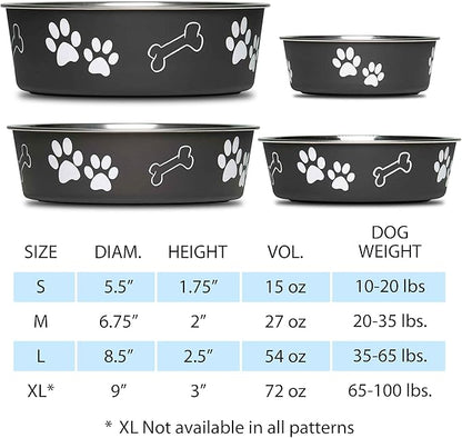 Loving Pets Coastal Bella Bowl for Dogs, Medium, Sand