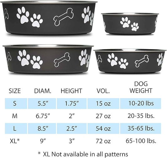 Loving Pets Coastal Bella Bowl for Dogs, Medium, Sand