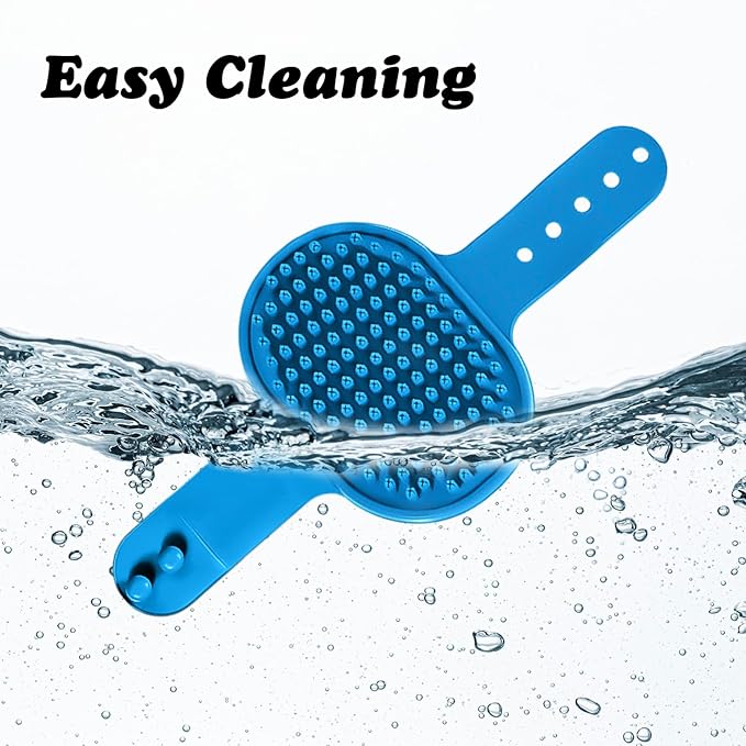 4PCS Cat Face Scratcher,Self Grooming Cat Brush,Silicone Cats Face Scratchers, Pet Massager Tool for Kitten Puppy Relaxing (Gray, Orange, Pink, Blue)