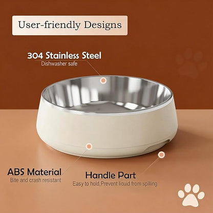 Stainless Steel Dog Bowls,32 oz. Dog Food Bowls,Insulated Dog Bowl,Non Slip,Dishwasher Safe
