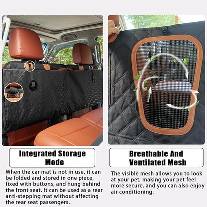 Dog Car Back Seat Cover for Lincoln Corsair 2022 2023 2024 2025 Pet Car Mat Waterproof Scratch-Resistant Pet Hammock Pet Protector Mat Interior Accessories,Black-b