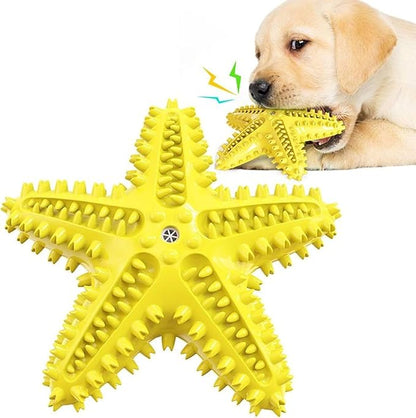 Pupix Chew Toy for Dog Aggressive Chewers Toothbrush Stick Pets Interactive Toys Tough Puppy Chew Treats for Small Medium Dogs Toy to Keep Them Busy, Yellow