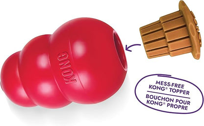 KONG Corkz Treat Toppers for Classic & Extreme Dog Toys – Long-Lasting Chew Enrichment, Mess-Free Treat Retention, Plant-Based Flavor, Helps Clean Teeth & Freshen Breath, Made in USA (2)
