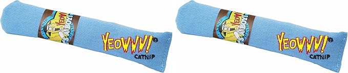 Yeowww! Catnip Toy, It's a Boy! Blue Cigar (Pack of 2)