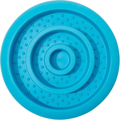 Slow Feeder Lick Mat for Dogs - Keep Them Busy - Natural Rubber Dog Frozen Treat Toys - Durable Interactive Enrichment Toys - Licking Dish for Dog De-Stressing, Blue