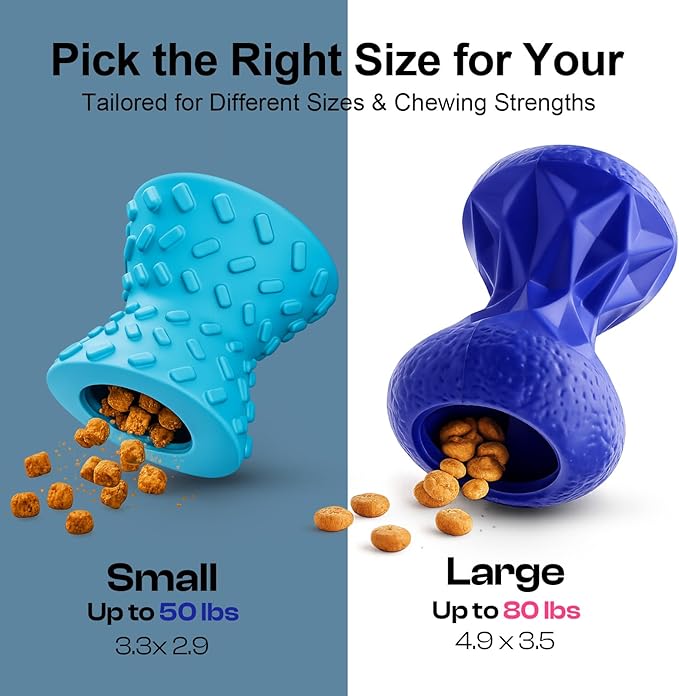 Dog Puzzle Toy – Treat-Dispensing Dog Toy to Keep Dogs Busy, Interactive Dog Toy for Mental Stimulation & Boredom Relief,Slow Feeder Dog Toy for Small & Medium Dogs