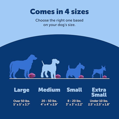 PetSafe Busy Buddy Twist'n Treat - BPA-Free Adjustable Meal Dispenser & Training Toy - Interactive Enrichment for Hard Chewers - Compatible with Hard & Smearable Treats - Helps Clean Teeth - Medium