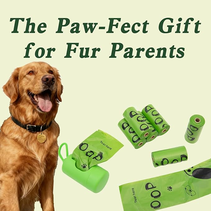 Dog poop bag rolls 120 bags lavender flavor, 13x9 in Extra Large with Dispenser, Guaranteed Leak Proof and Extra Thick, For Fragrance Bags for Dogs Walking and Cat Litter