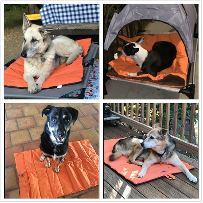 CHEERHUNTING Outdoor Dog Bed, Waterproof, Washable, Large Size, Durable, Water Resistant, Portable and Camping Travel Pet Mat