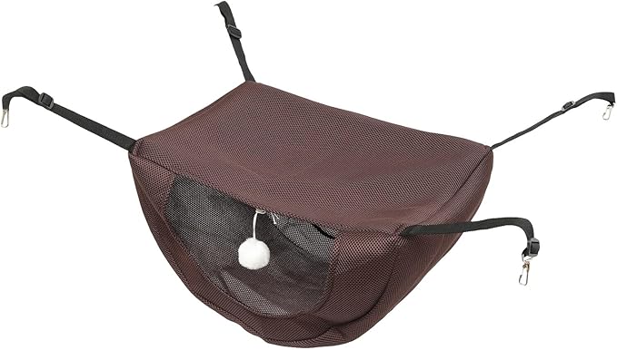 Breathable Mesh Cat Hammock Small Pet Hanging Bed Comfortable Kitten Lying Hammock Washable Summer Cat Cage Nest for Indoor Use