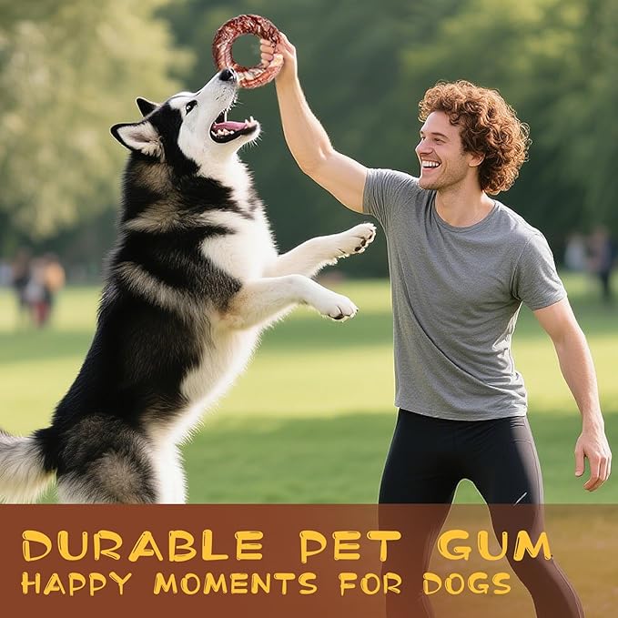 2 Pack Dog Chew Toys for Aggressive Chewers,Indestructible Dog Toy for Small/Medium/Large Dogs-Tough Nylon Teething Bone Toy for Teeth Cleaning and Training