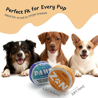 Nocciola ZN Funny Cool Dog Toy with Squeaker & Crinkle, Hilarious Blue Soft Squeaky Plush Stuffed Cute Puppy Accessories for Small Medium Large Breed, Party Birthday