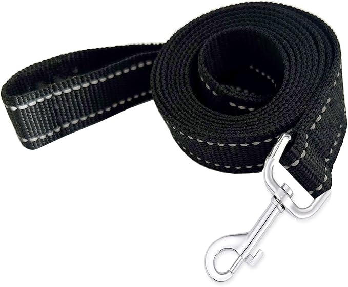 Reflective Dog Leash 4Ft /6 Feet Long, 3/4 Inch Wide, for Small and Medium Dogs