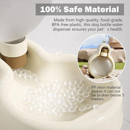 Dog Water Bottle, Portable Water Bowl Dispenser for Dogs, Leak Proof Pet Travel Squeeze Bottles Puppy Water Bowl for Pets Outdoor Walking, Hiking, Travel, Food Grade Plastic