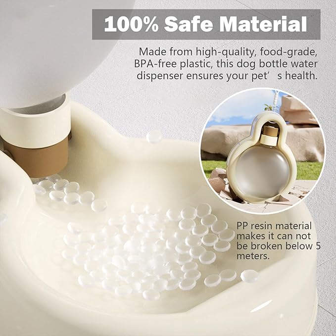 Dog Water Bottle, Portable Water Bowl Dispenser for Dogs, Leak Proof Pet Travel Squeeze Bottles Puppy Water Bowl for Pets Outdoor Walking, Hiking, Travel, Food Grade Plastic