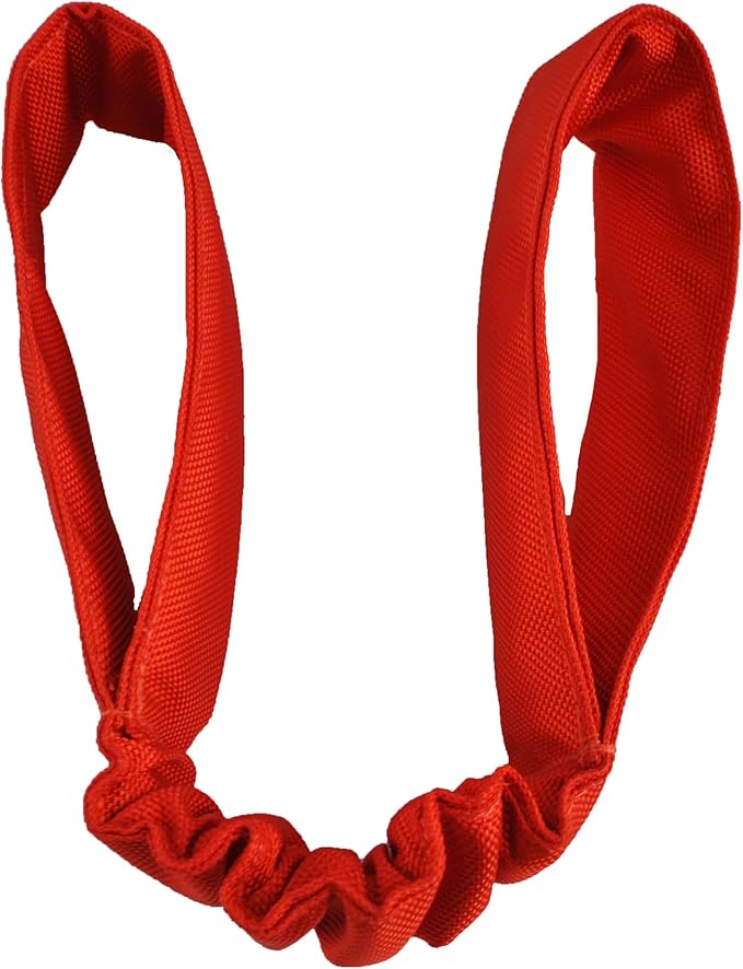 American Dog Double Bungee Tug – Durable Tug Dog Toy Made in USA from Pet-Safe, Machine-Washable 1680 Nylon Ballistic Material for Bonding, Play Time, Mental Stimulation, Exercise, Training, & More