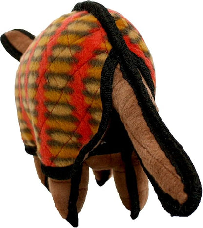 TUFFY - World's Tuffest Soft Dog Toy - Desert - Multiple Layers. Made Durable, Strong & Tough. Interactive Play (Tug, Toss & Fetch). Machine Washable & Floats (Armadillo, Large 2 Pack)