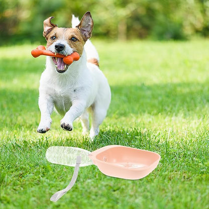 BESPORTBLE Pet Water Feeder for Dogs Portable Travel Dog Water Bottle with Bowl Attachment Easy-to-Clean Abs Material for Outdoor Hydration