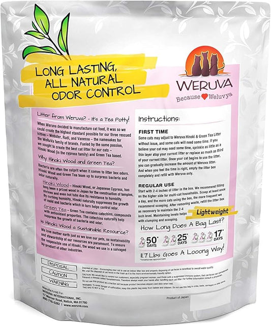 Weruva It's Potty Time Cat Litter and Pelleted Litter Scoop, 11.7 Pounds
