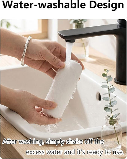 Reusable Lint Roller - Washable Pet Hair Remover that Never Needs Sticky Sheets, Powerful Gel Brush for Dog & Cat Hair on Furniture, Couch, Carpet, Bedding, and Car Upholstery