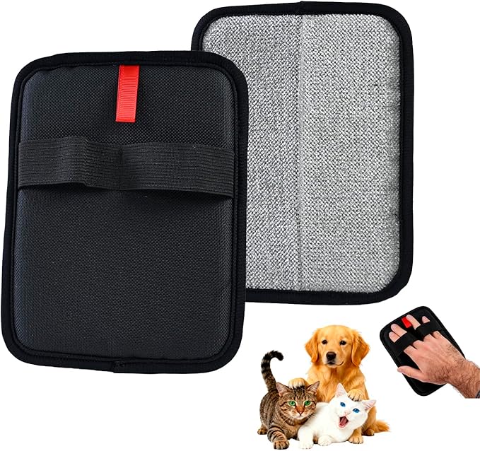 Electrostatic Pet Hair Remover Magic Brush,Quick Wiping - Dog & Cat Hair Removal Glove,Reusable Dog Fur Remover Mitt,Cat Grooming Gloves Brush for Furniture