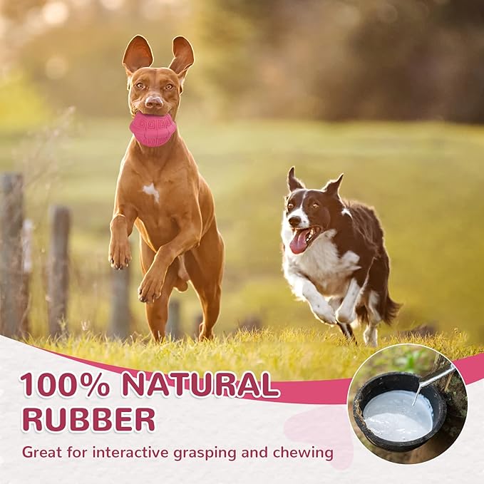 Squeaky Turtle Dog Toy, Treat Dispensing Rubber Ball, Bite Resistant Plush Chew Toy, Interactive Tug & Fetch Enrichment Toy for Medium & Small Breeds, Safe & Engaging for Puppies (Purple)