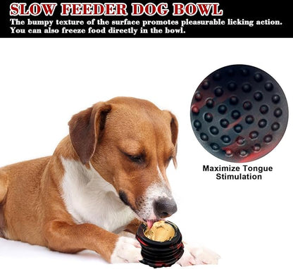Yipetor Dog Toy, Frozen Dog Treats to Keep Dogs Busy, Interactive Treat Dispensing Dog Toy Puzzle, Interactive Chew Toys for Puppy Small Medium Dog, Power Chewer, Durable Rubber-Easy to Clean (Medium)
