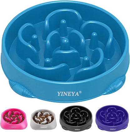 4 Cups Slow Feeder Dog Bowls Large Breed, Anti-Choking Pet Supplies, Maze Dog Food Bowl, Puzzle Feeder That Slow Down Eating