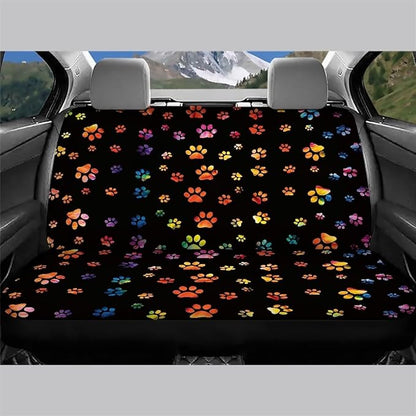 AFPANQZ Floral Design Car Seat Covers for Back Seat for Womens Car Rear Seat Covers Protector Car Interior Accessories Soft Cushion Cover Decorations Cloth Backseats Rear Seat Cushion