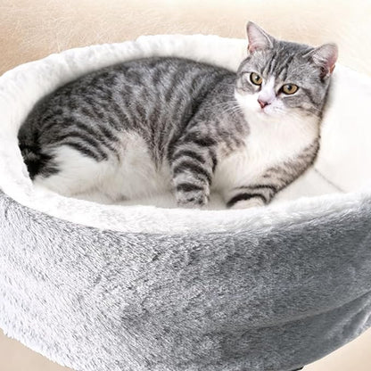 Desk Hammock for Cat with Height Adjustable Lounging Bed Perch Breathable Cloth Resting Bed Hammock