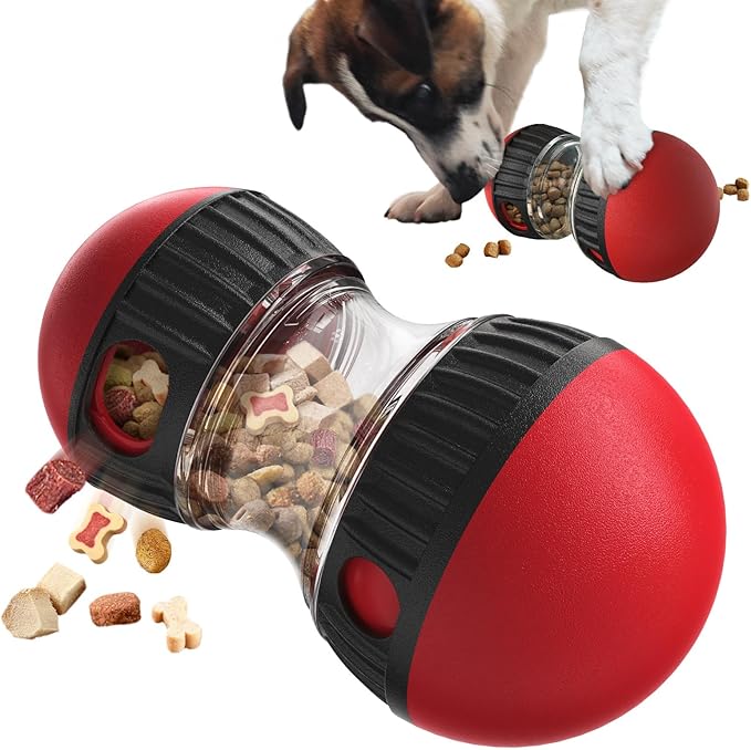 Dog Toy Treat Dispenser Interactive Puppy Puzzle Slow Feeder for Small, Medium and Large Breeds