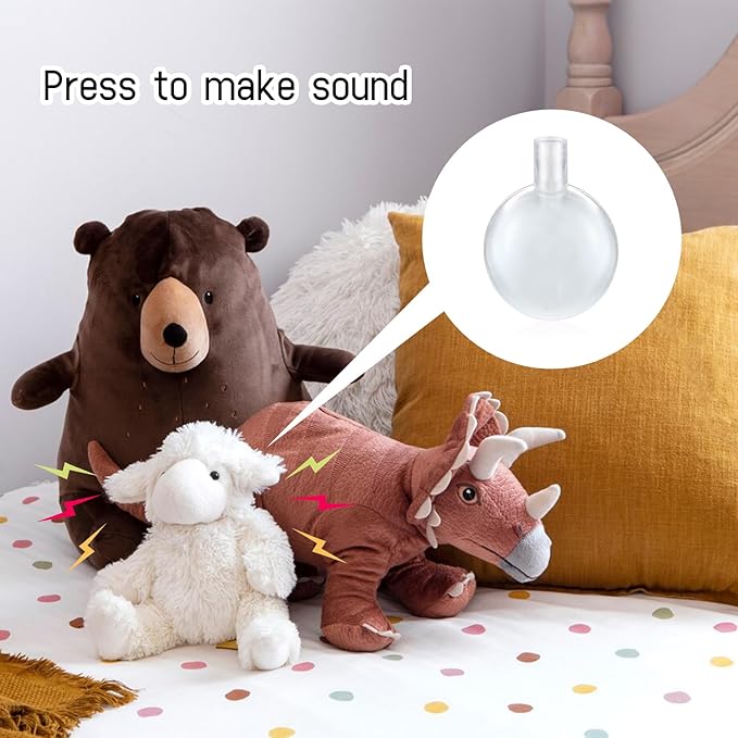 50PCS Replacement Squeakers for Dog Toys, 30MM Toy Noise Maker Plush Toy Repair Reed Insert Airbag Replacement for Dog Cat Toy Repair DIY (30mm, 50pcs)