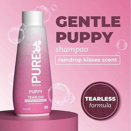 Pure Raindrop Kisses Tearless Shampoo for Puppies, 22oz