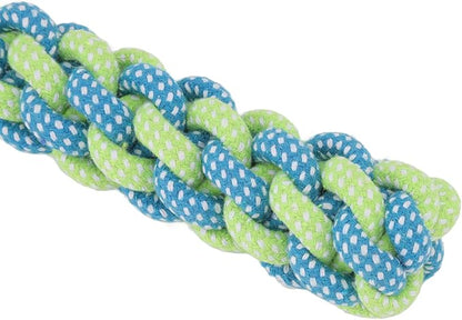 Asixxsix Spring Pole Dog Rope Toy, 16.4ft Stainless Steel Rustproof Outdoor Bungee Hanging Toy and Muscle Builder Interactive Dog Tug Toy for Small Medium Large Dogs