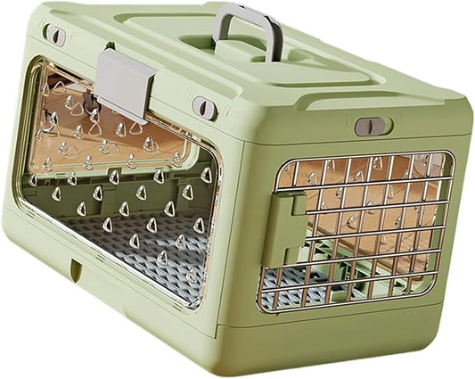 Foldable Pet Carrier with Anti Pee Layer and Spacious Inside for Comfort Compact Pet Carrier