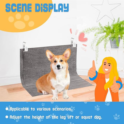 Dog Pee Pad Holder-Securely Holds Training Pads Indoor Potty Training-Ideal for Leg-Lifting Puppies-White(4 Pack)