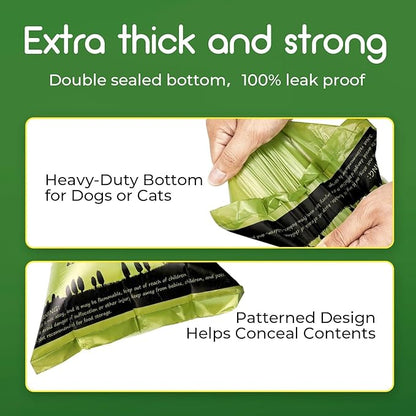 ATIFBOP Biodegradable Dog Poop Bags 720 Count 48 Rolls, Leak Proof and Thicken Pet Poop Bag (Scented)