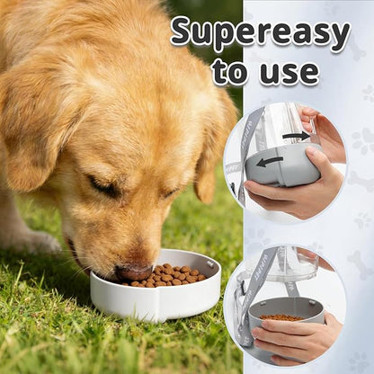 Portable Dog Water Bottle, Leak-Proof Travel Bowl for Large Dogs, Foldable Pet Water Dispenser for Hiking, Camping, Walking Essentials
